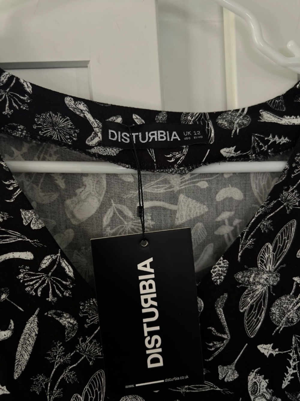 NWT Disturbia Earth Magick Long Sleeve Mini Dress Size 8 - Picture 3 of 4